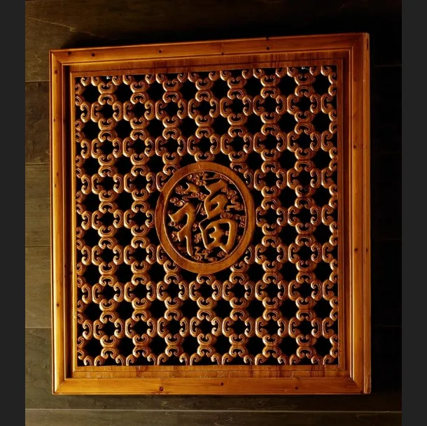 Pannello Decorativo in legno intarsiato a mano di Stones