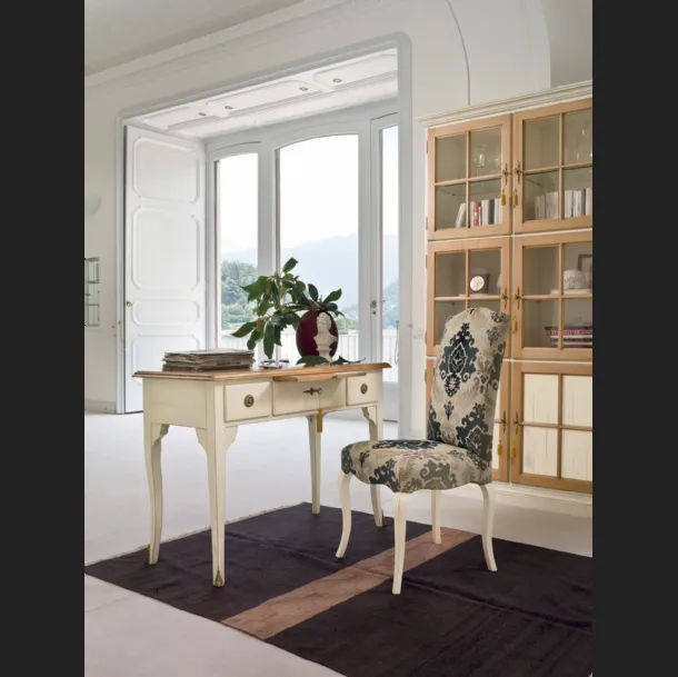 Scrittoio classico Soave in legno laccato di Tonin Casa