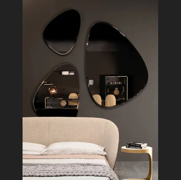Specchio Stone Élite con bisellatura perimetrale di Tonin Casa