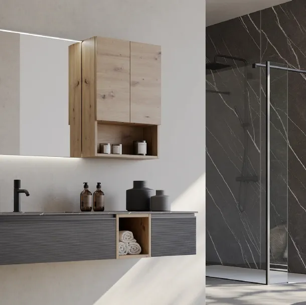 Mobile da Bagno sospeso New Smart NS02 di Arteba