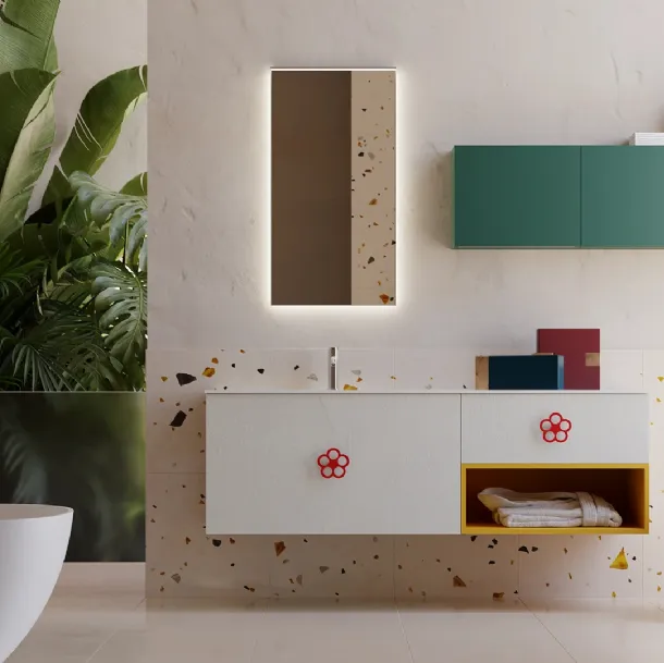 Mobile da Bagno sospeso New Smart NS16 di Arteba