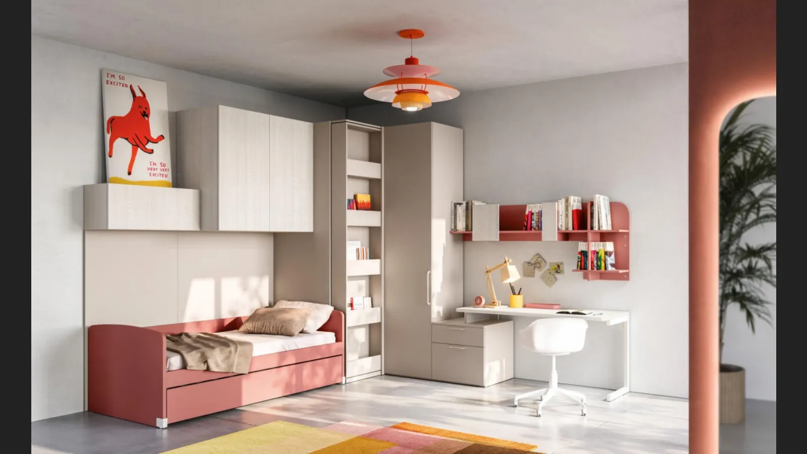 Cameretta Letto a Terra 11 di Mistral