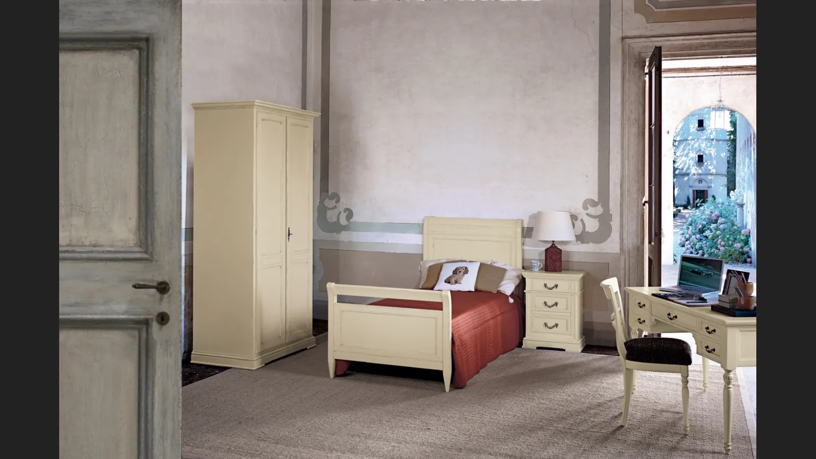 Comodino Ado in legno laccato di Tonin Casa
