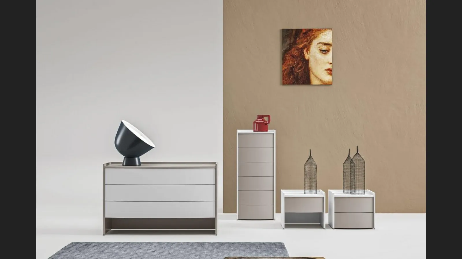 Gruppo Notte moderno Shape di Marka Total Living
