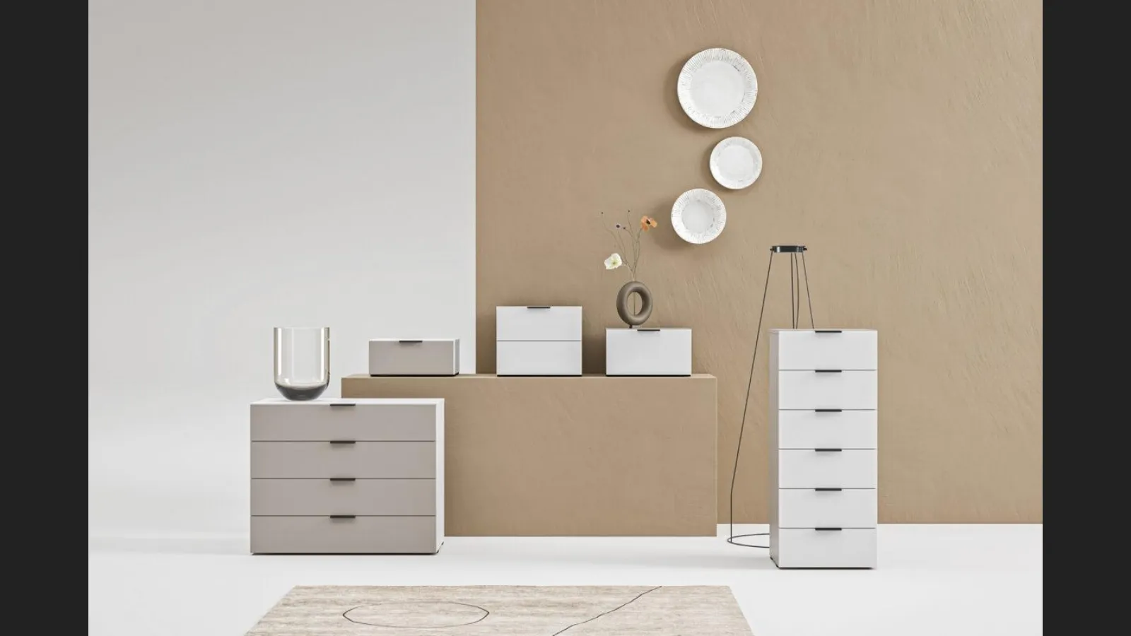 Gruppo Notte moderno Virgo di Marka Total Living