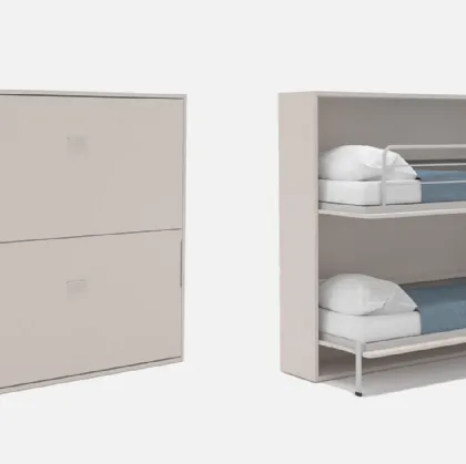 Letto a castello a scomparsa Alì di Marka Total Living