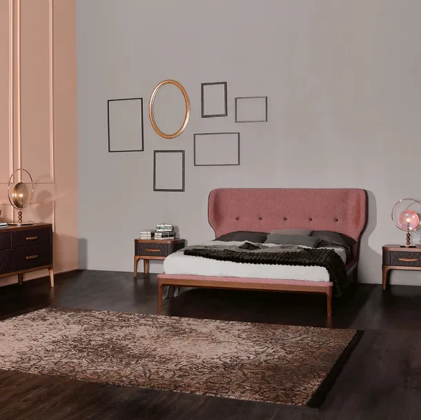Letto in tessuto Ambra di Tonin Casa