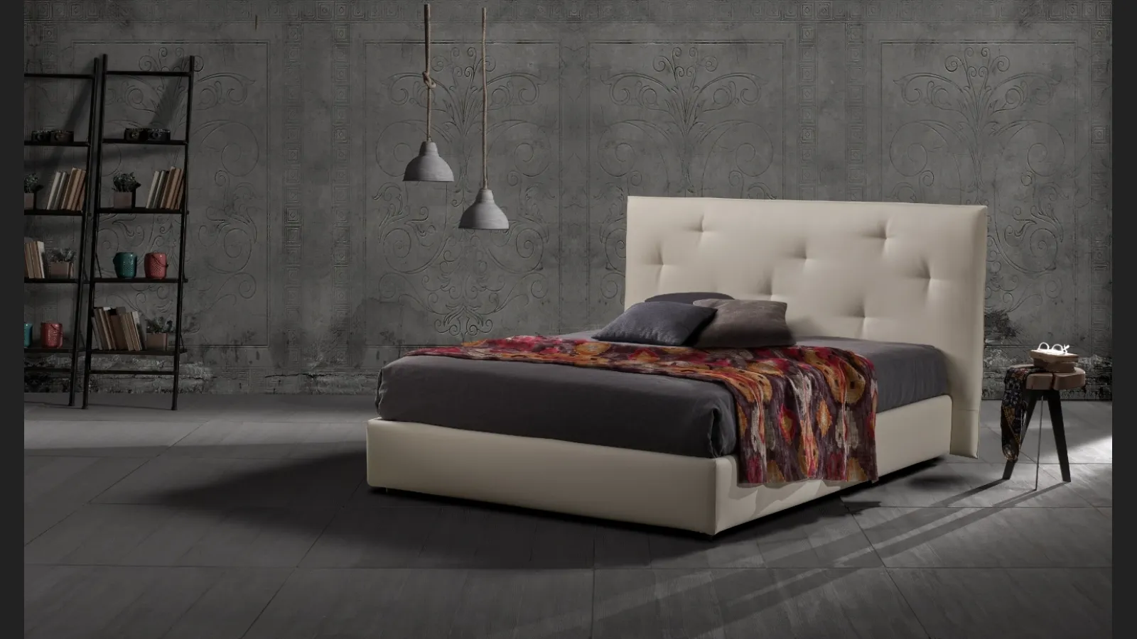 Letto Raul con box contenitore di Excò