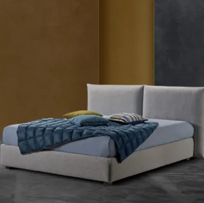Letto in tessuto con contenitore Sherman Ring 28 di Excò
