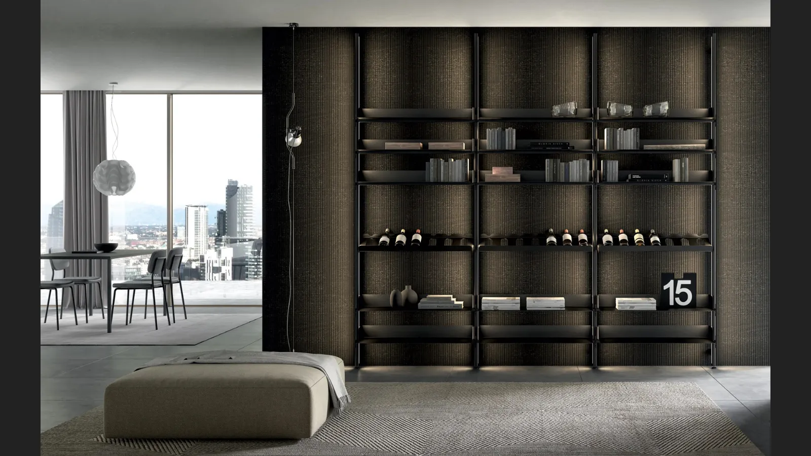 Libreria Living Kali di Arredo3