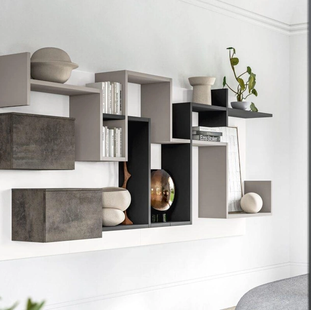 Libreria sospesa Liberty M55 di Marka Total Living