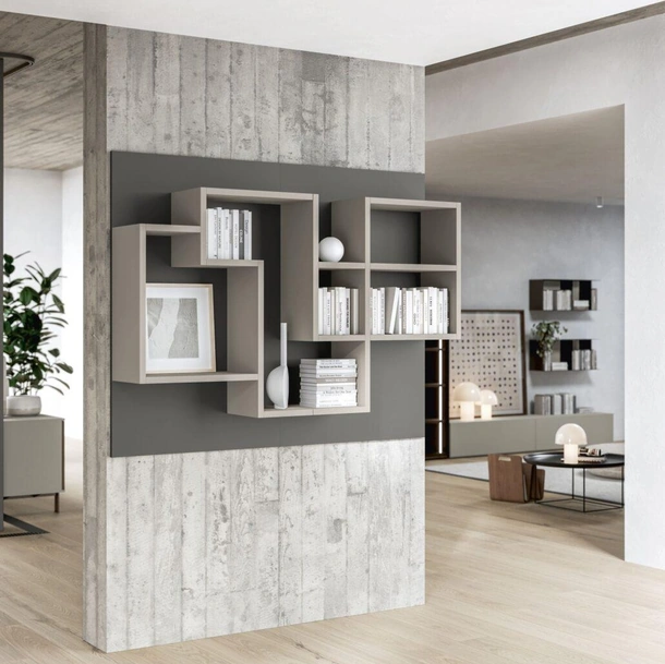 Libreria sospesa Liberty M69 di Marka Total Living