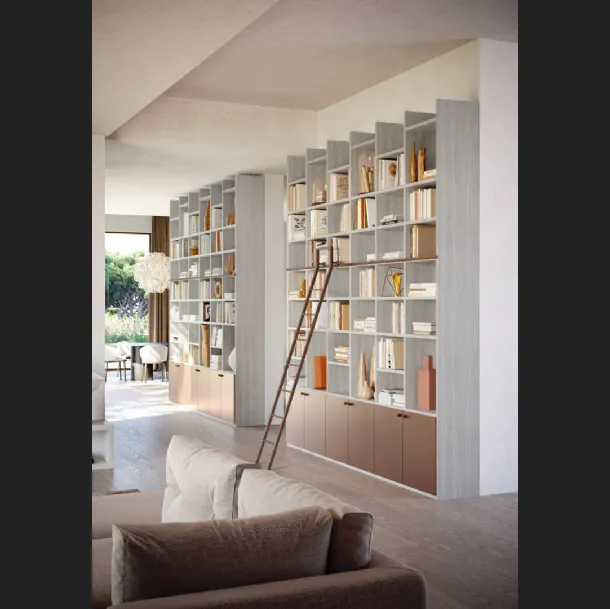 Libreria a muro LV732 di Giessegi