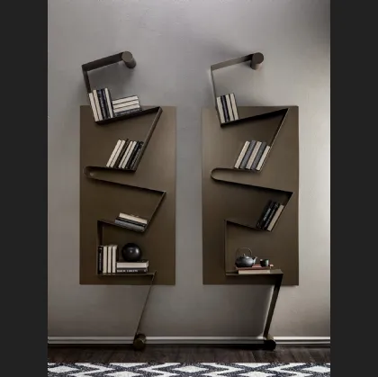 Libreria di design in metallo Nota di Tonin Casa