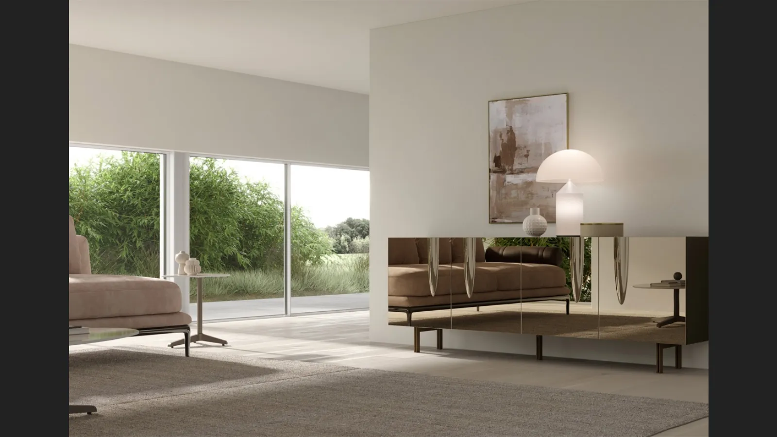 Madia Aura 220 in vetro a specchio di Target Point