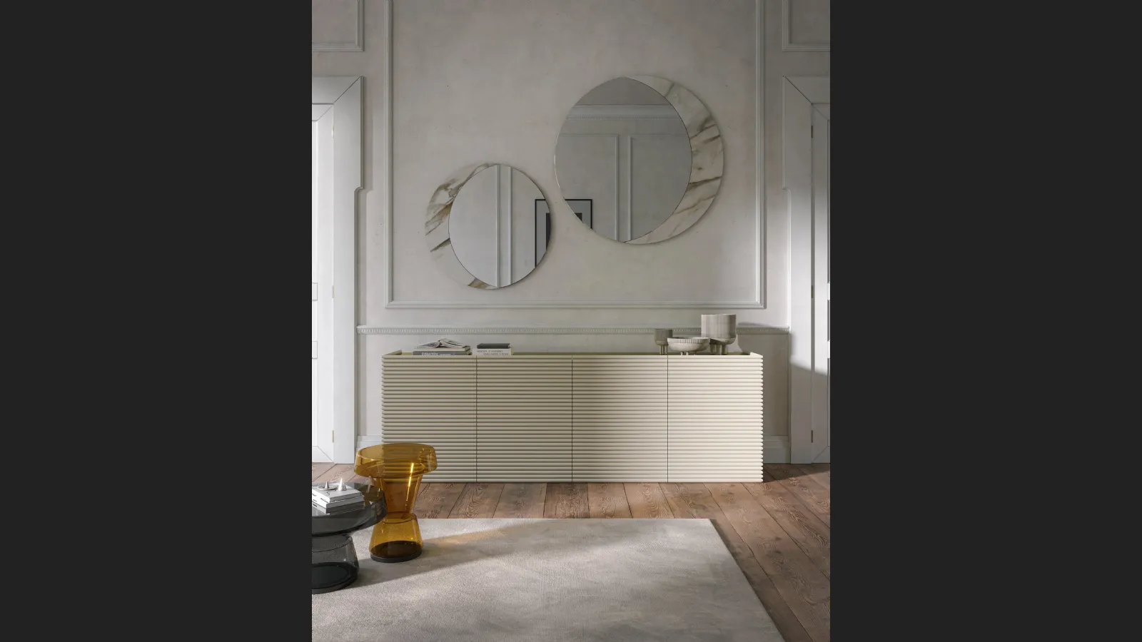 Madia Patsy Èlite in legno laccato di Tonin Casa