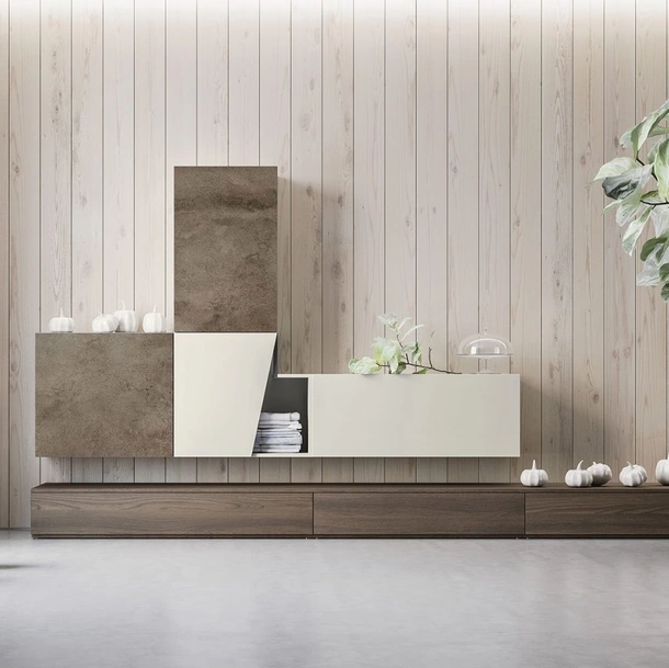 Parete Attrezzata Composizione Day M18 di Marka Total Living
