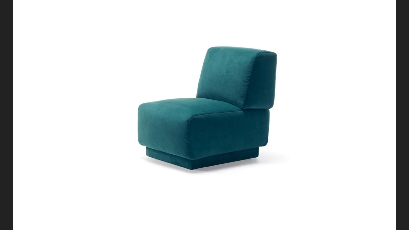 Poltroncina in tessuto imbottito Clio di Rosini Night