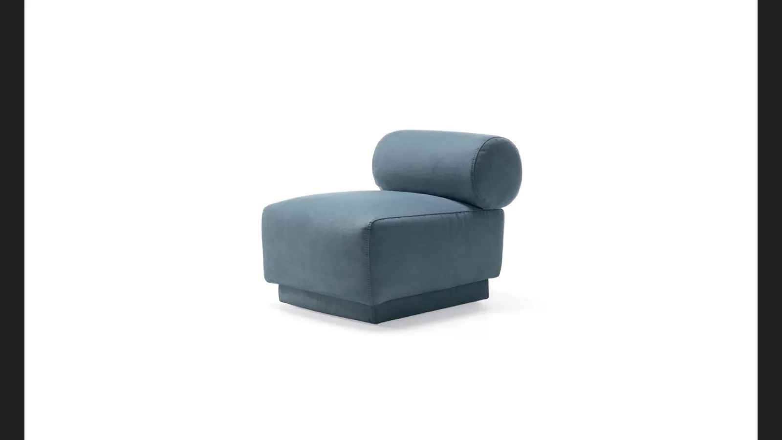 Poltroncina in tessuto imbottito Eos di Rosini Night