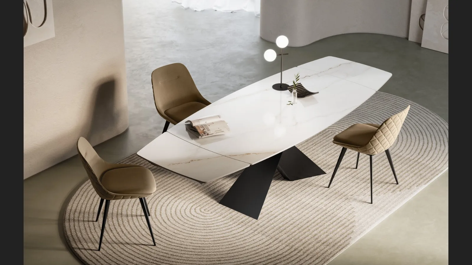 Tavolo allungabile Fox gres di Arredo3