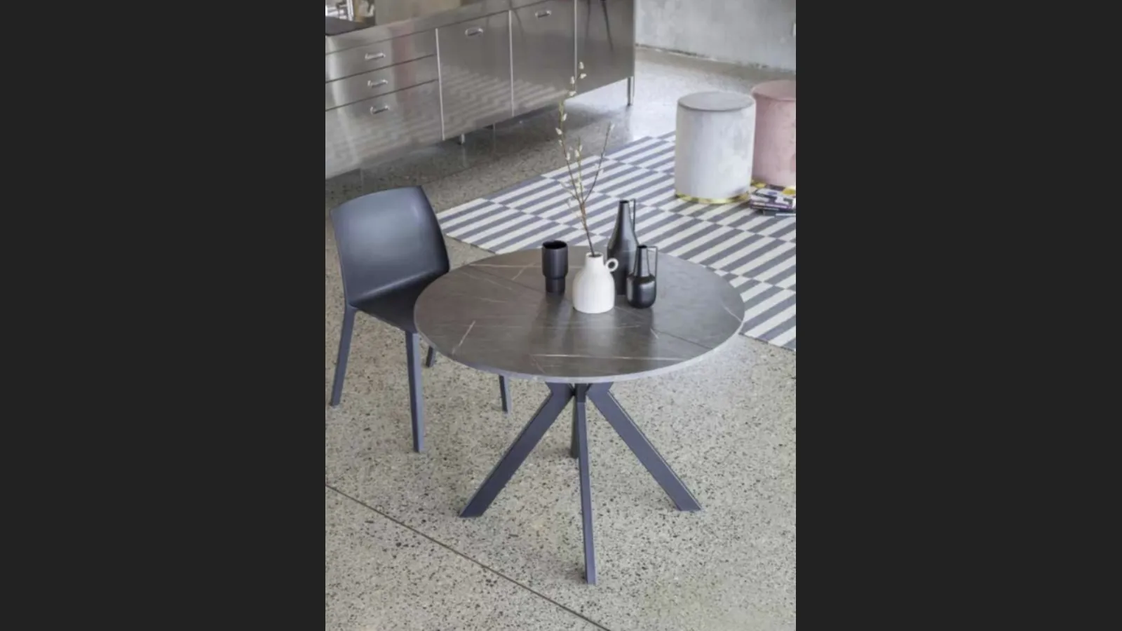 Tavolo rotondo allungabile Micro Round di La Seggiola