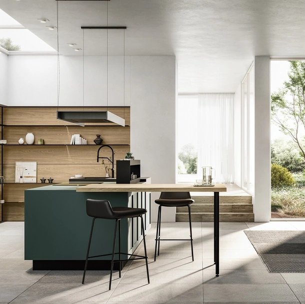 Cucina Moderna con isola Alma 03 di Arredo3