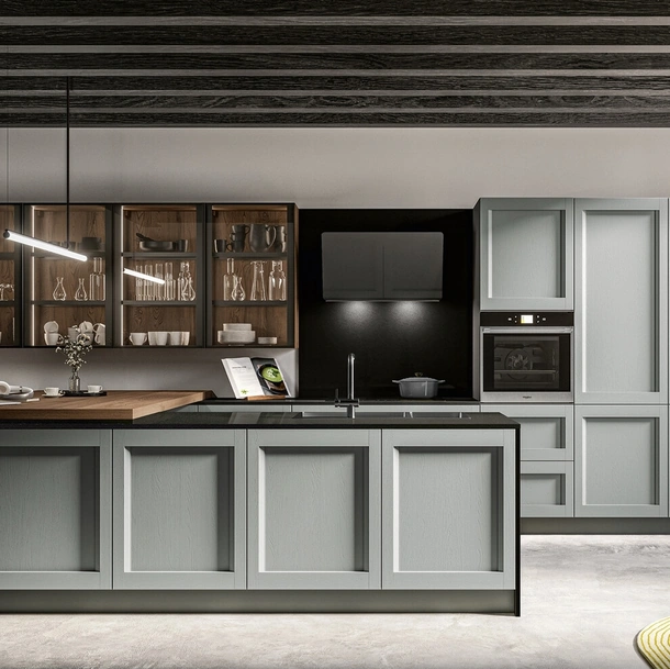 Cucina Moderna con penisola Frida 02 di Arredo3